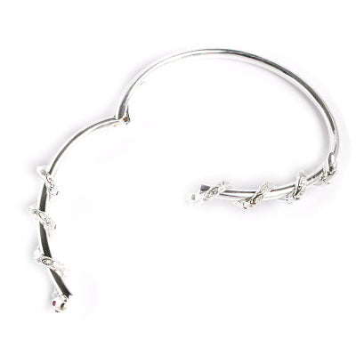 Bracelete de Prata Serpente