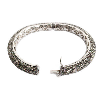 Bracelete de Prata com Marcassita