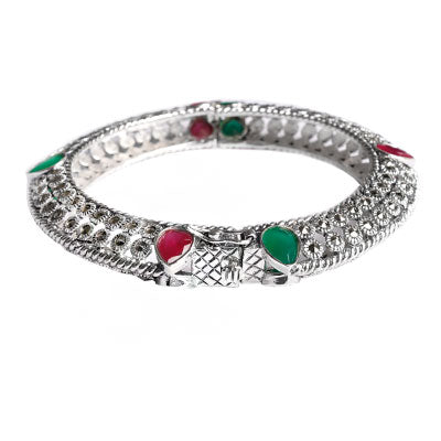 Bracelete de Prata com Pedras