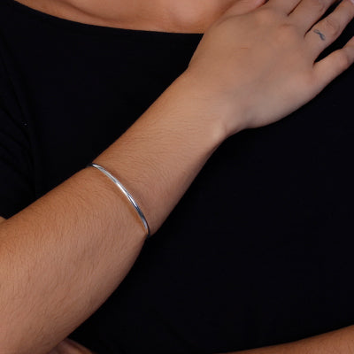 Bracelete de Prata Liso