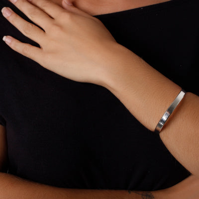 Bracelete de Prata Liso