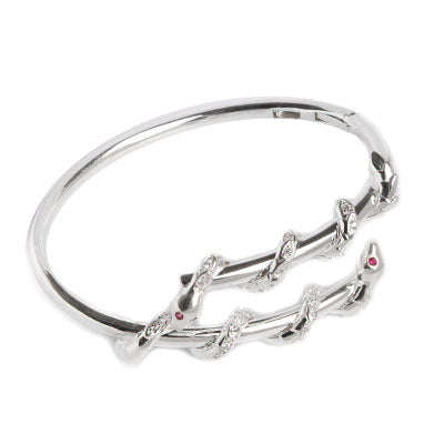 Bracelete de Prata Serpente