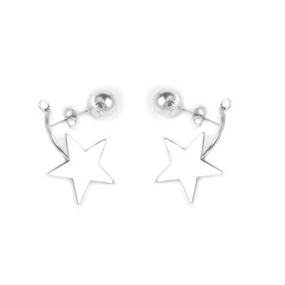 Brinco de Prata Estrela