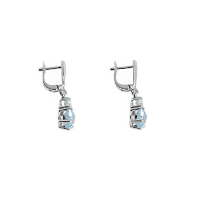 Argola de Prata com Topázio