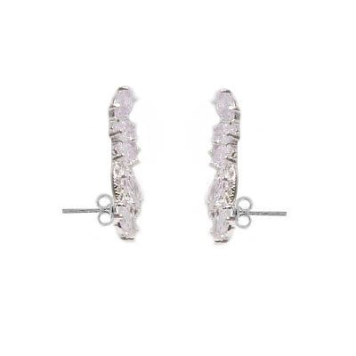 Brinco de Prata Contorno de Orelha (Ear Cuff) - 53481