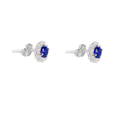 Brinco de Prata com Zircônia