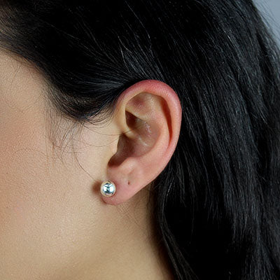 Brinco de Prata Bola