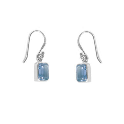 Brinco de Prata com Topázio