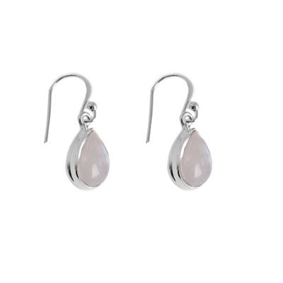 Brinco de Prata Pedra da Lua