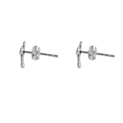 Brinco de Prata Cruz