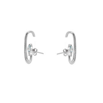 Brinco de Prata Ear Hook.