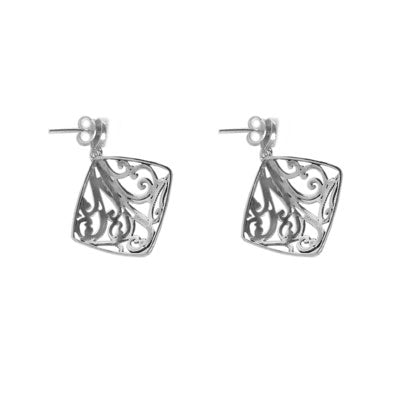 Brinco de Prata Vazado