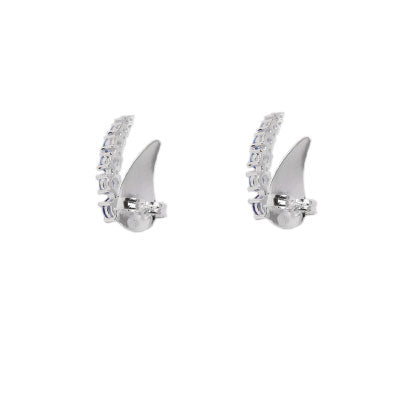 Brinco de Prata Contorno de Orelha (Ear Cuff)