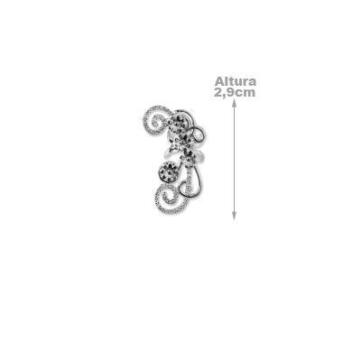 Brinco de Prata Contorno de Orelha (Ear Cuff).