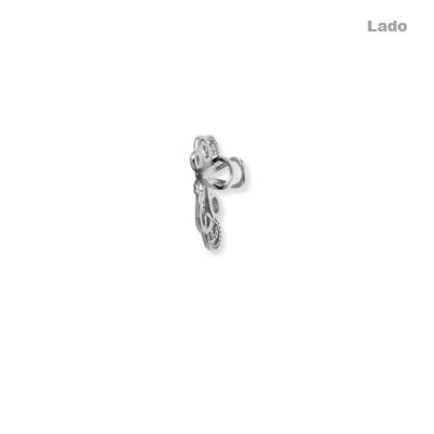 Brinco de Prata Contorno de Orelha (Ear Cuff).