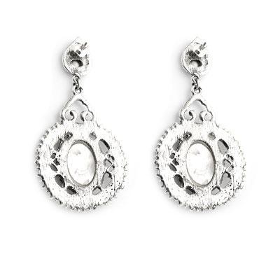 Brinco de Prata com Madrepérola.