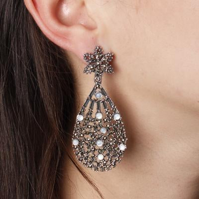 Brinco de Prata com Madrepérola - 40023