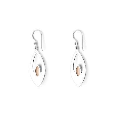 Brinco de Prata com Madrepérola