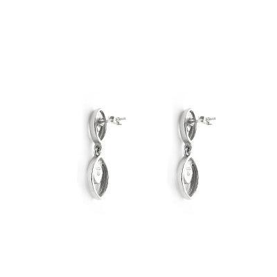 Brinco de Prata com Opala.