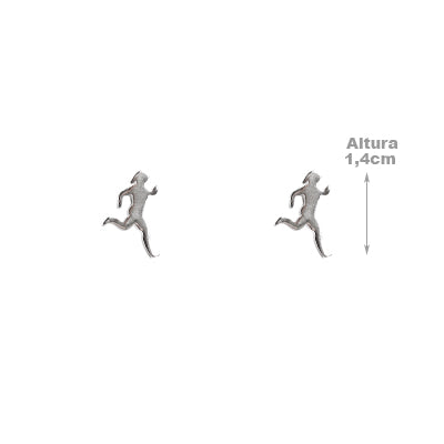 Brinco de Prata Maratonista.