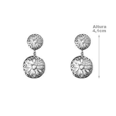Brinco de Prata Vazado