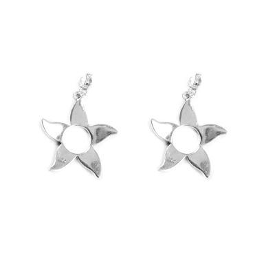 Brinco de Prata com Madrepérola.