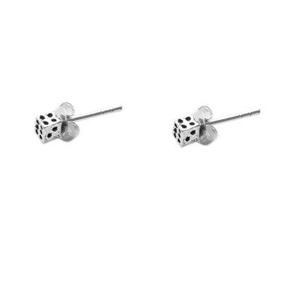 Brinco de Prata Dado.