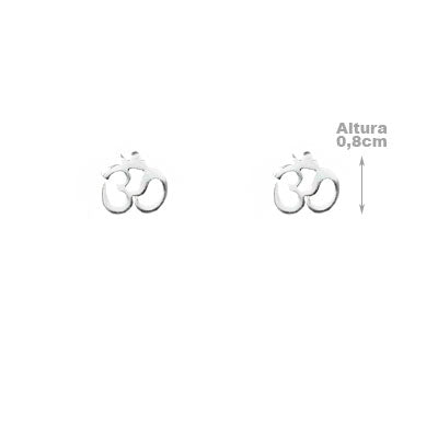 Brinco de Prata Ohm.