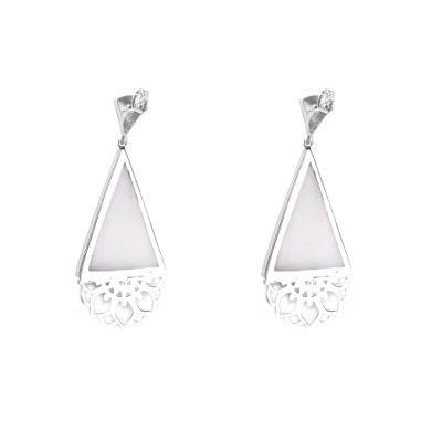 Brinco de Prata com Madrepérola.