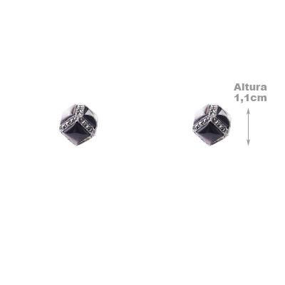 Brinco de Prata com Madrepérola.