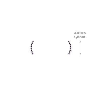 Brinco de Prata Contorno de Orelha (Ear Cuff).