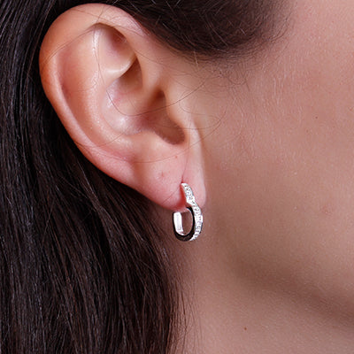 Argola de Prata com Coração