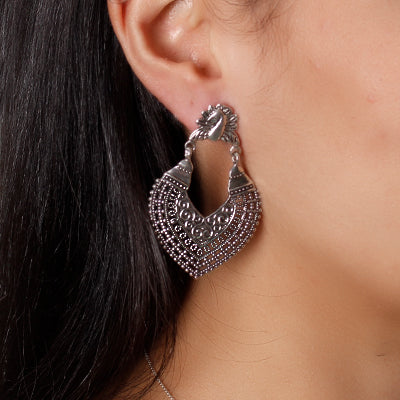 Brinco de Prata Vazado