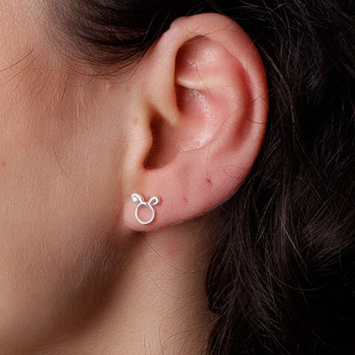 Brinco de Prata Signo Touro