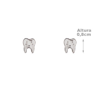 Brinco de Prata Dente