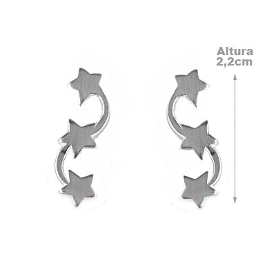 Brinco de Prata Estrela (Ear Cuff)