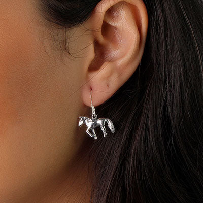 Brinco de Prata Cavalo