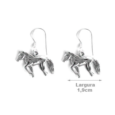 Brinco de Prata Cavalo
