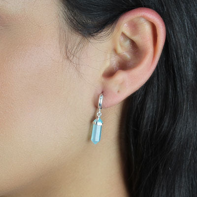 Argola de Prata com Ágata