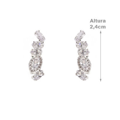 Brinco de Prata Contorno de Orelha (Ear Cuff)