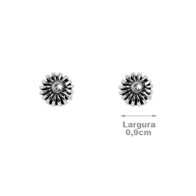 Brinco de Prata Flor