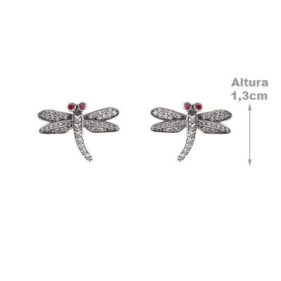 Brinco de Prata Libélula