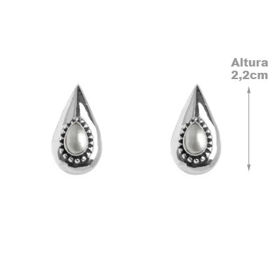 Brinco de Prata com Pérola