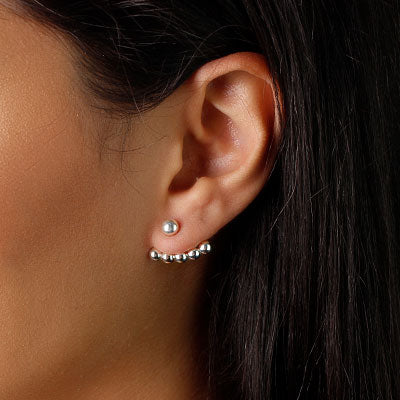 Brinco de Prata Bola