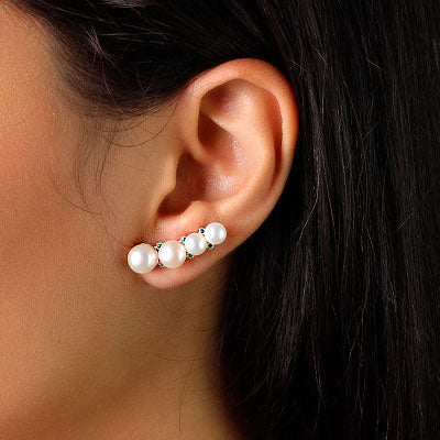 Brinco de Prata Contorno de Orelha (Ear Cuff)