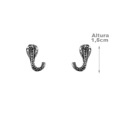 Brinco de Prata Serpente/Cobra
