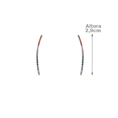 Brinco de Prata Contorno de Orelha (Ear Cuff)