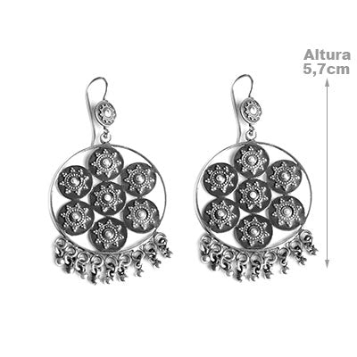 Brinco de Prata Trabalhado