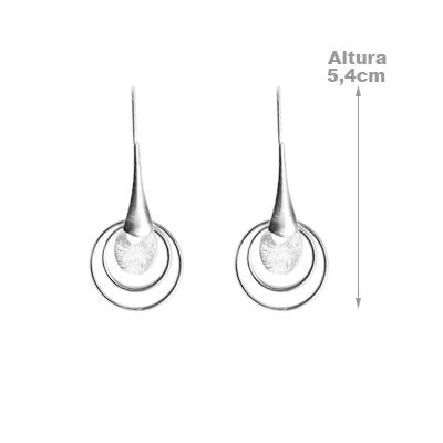 Brinco de Prata Liso