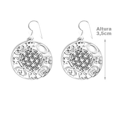 Brinco de Prata Trabalhado